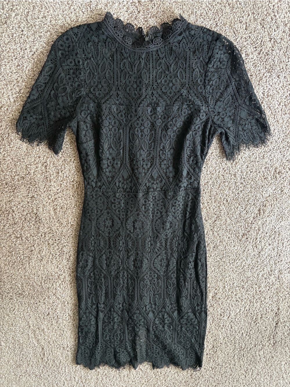 Lulu's Black Lace dress